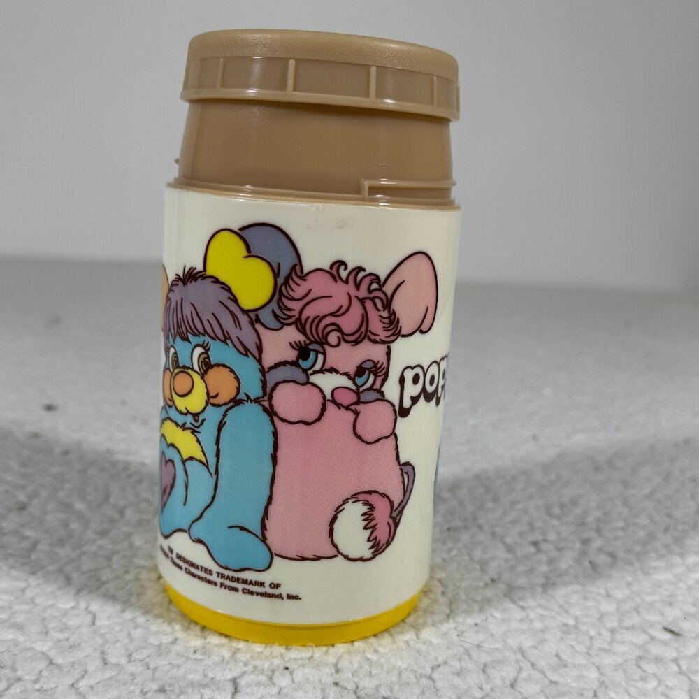 Vintage 1986 Aladdin Popples Original Thermos